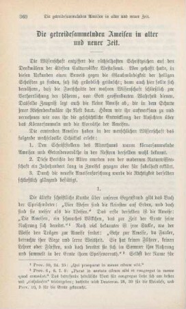 360-374 Die getreidesammelnden Ameisen in alter und neuer Zeit