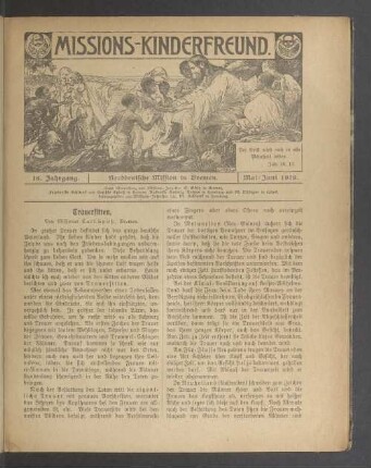 16. Jahrgang. Mai/Juni 1919