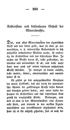 Kohlensäure