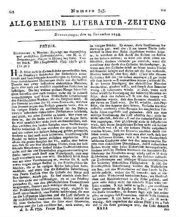 Schulz, C.: Physik für Kinder, zum Gebrauche der Aeltern und Erzieher.  Breitkopf 1793