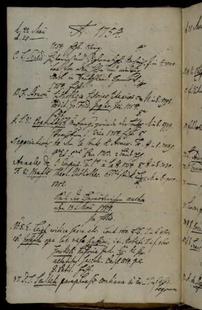 Aus der Hannöverischen auction den 13 Maii 1754.