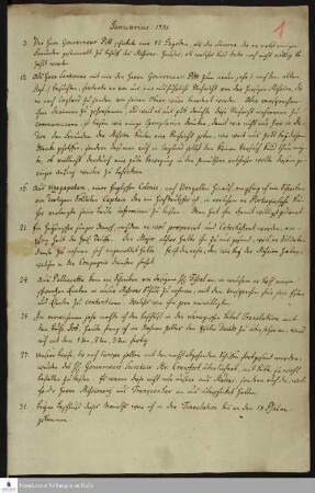 Tagebuch von [Benjamin Schultze].