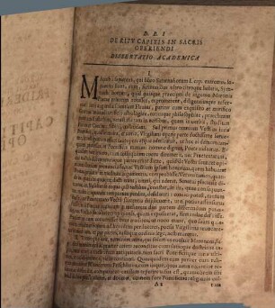 De ritu capitis in sacris operiendi