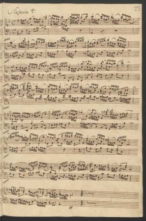 Sinfonien; cemb; d-Moll; BWV 790