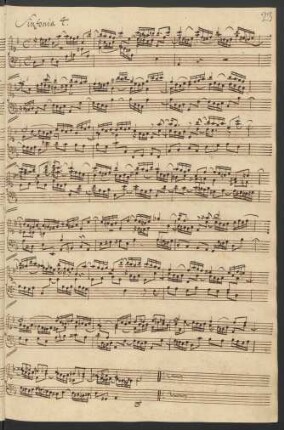 Sinfonien; cemb; d-Moll; BWV 790