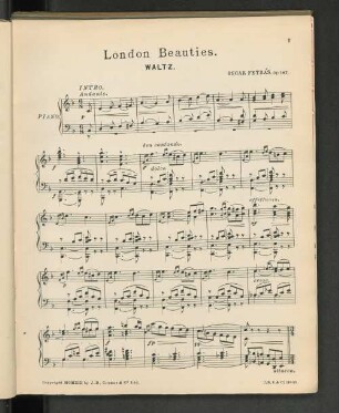 London Beauties. Waltz.