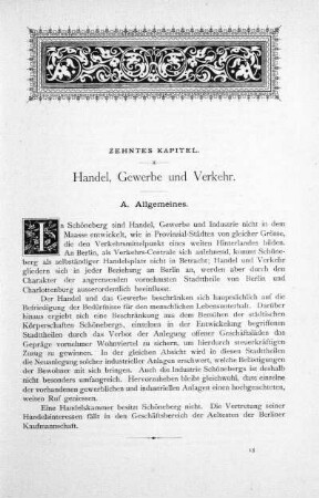 Zehntes Kapitel. Handel, Gewerbe und Verkehr