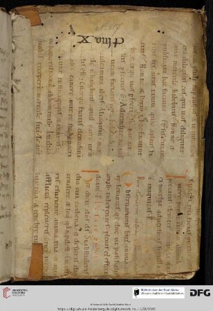 aus einer zweispaltigen Missale-Hs. des 11. Jh.s