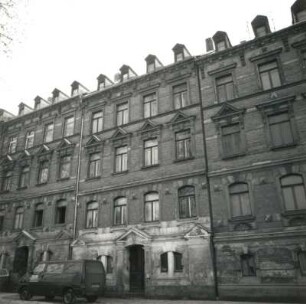 Reichenbach (Vogtland), An der Hutleite 3. Wohnhaus (1867/1900). Straßenansicht