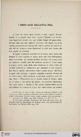 33: I boschi sacri dell'antica Roma