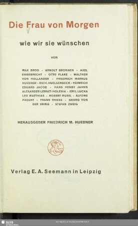 Die Frau von Morgen wie wir sie wünschen