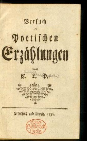 Versuch in Poetischen Erzählungen