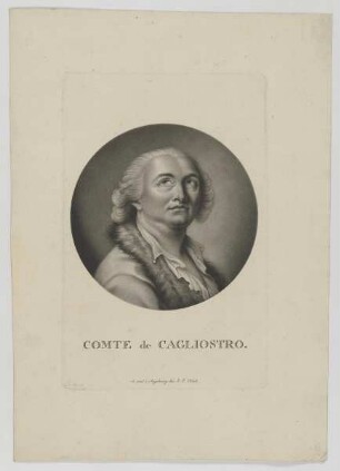 Bildnis des Cagliostro