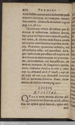 LXXXIV. Qualitas