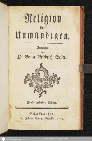 Religion der Unmündigen