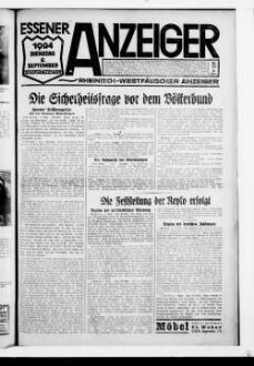 Essener Anzeiger. 1919-1940