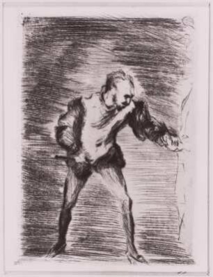 Francisco d'Andrade als Don Juan, Komturszene