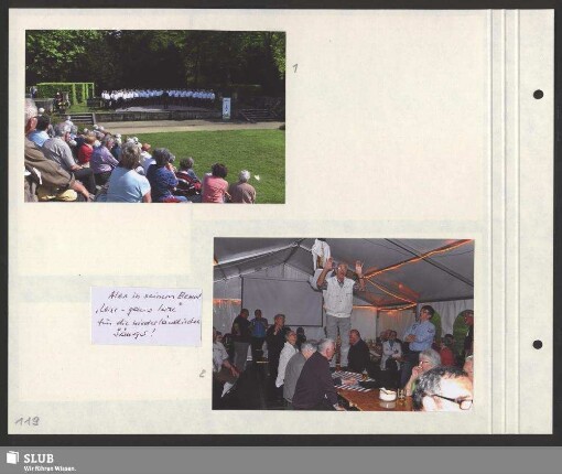 Auftritt des Sächsischen Bergsteigerchores im Parktheater Großer Garten Dresden (Bild 1) : Dirigent: Axel Langmann