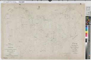 Bommern (Witten), Zusammenlegung eines Teiles der Feldmark von Bommern, Urkarte 1 Bommern Flur 2,1