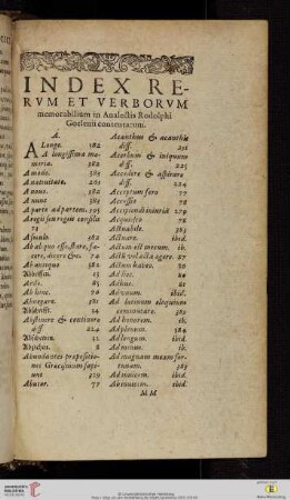 Index rervm et verborvm […]
