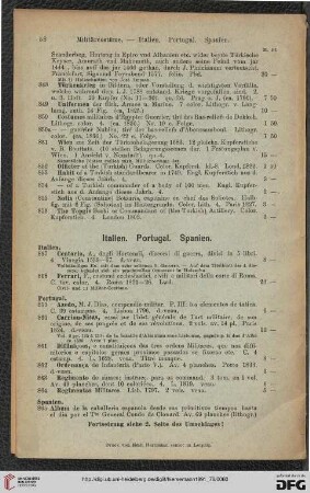 Italien. Portugal. Spanien (857 - 868)