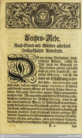 Leichen-Rede