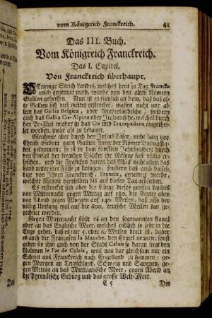 Das III. Buch. Vom Königreich Franckreich.