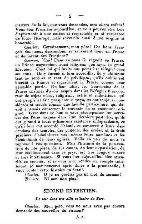 Second entretien