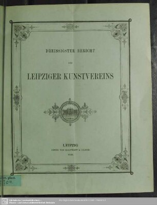 30.1900: Bericht des Leipziger Kunstvereins