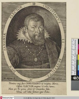 Christianus II. Beneficus [Christian II. Kurfürst von Sachsen]