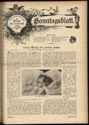 Ausgabe vom Sonntag, den 25. November 1906.
