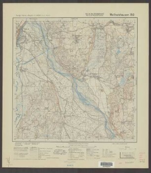 760 Wolfratshausen ; Topographische Karte von Bayern 1:25.000 [Positionsblätter]