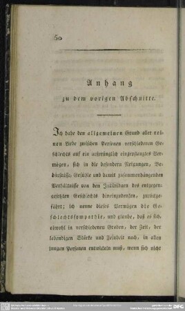 Anhang zu dem vorigen Abschnitte