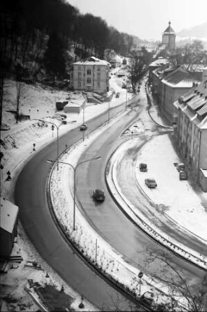 Freiburg: Schlossbergring von der Seilbahn