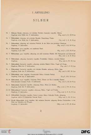 I. Abteilung (Nr. 1-220)