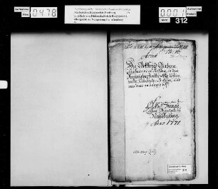 Friedrich Gottfried Gerbers, Kaufmann in Dresden, drei Kuxe auf Vereinigt-Zwitterfeld in Zinnwald
