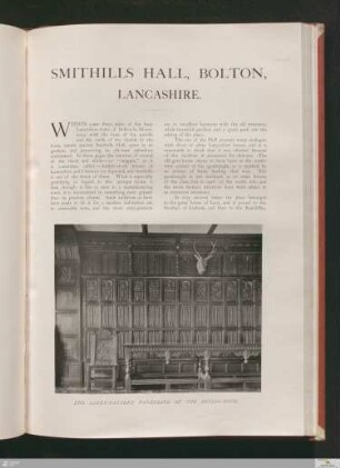 Smithills Hall, Bolton, Lancashire