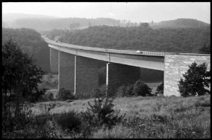 Hedemünden: Werratalbrücke vom südöstlichen Brückenkopf