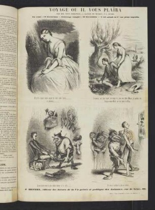 Voyage où il vous plaira Par Mm. Tony Johannot, - Alfred de Musset, P.-J. Stahl En vente: 16 livraisons - L'ouvrage complet: 33 Livraisons - 1 vol. grand in-8° sur jésus superflu