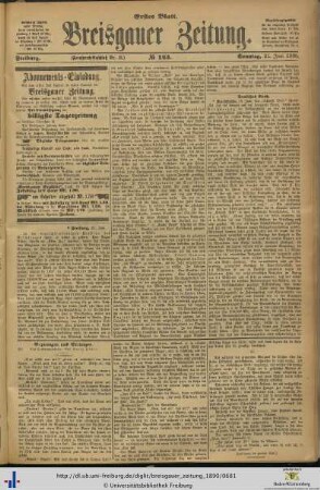 22.06.1890 (Erstes Blatt)
