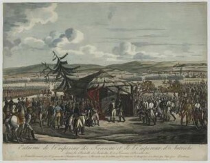 Treffen zwischen Napoleon und Franz II. nach der Schlacht bei Austerlitz