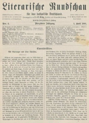 97-102 Abt Gueranger und seine Schriften : Schluß