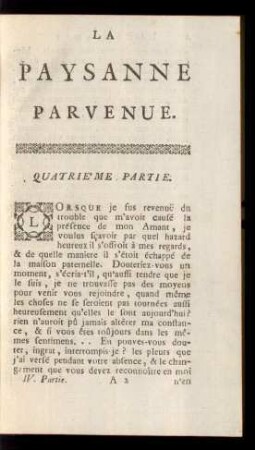 La Paysanne Parvenue