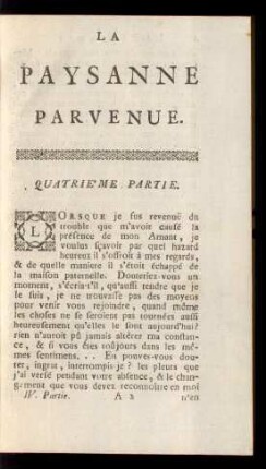 La Paysanne Parvenue
