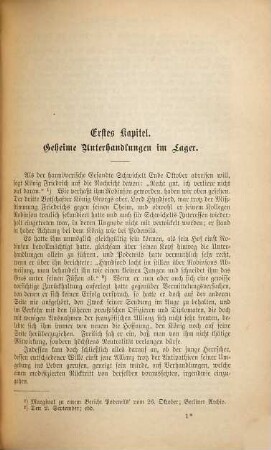 Geschichte des Ersten Schlesischen Krieges : nach archivalischen Quellen, 2. Bis zum Friedensschlusse von Breslau : mit e. Pl. d. Umgegend von Chotusitz