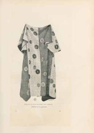 Robe de la cour des Hôjô (XIVe sciecle). - Collection de Louis Gonse)