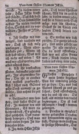 Von dem süssen Namen JESU.