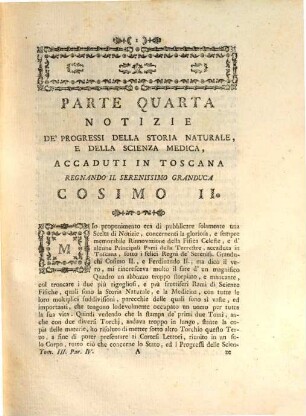 Notizie degli aggrandimenti delle scienze fisiche : accaduti in Toscana nel corso di anni LX. del secolo XVII.. 3