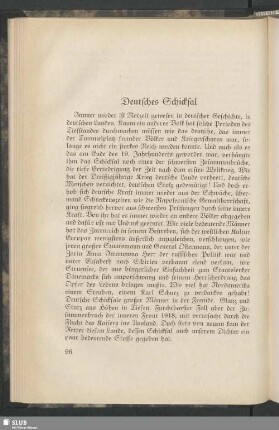 Deutsches Schicksal