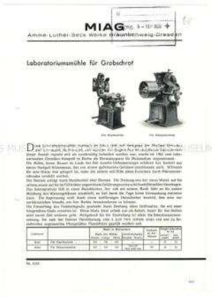 Mühle für Grobschrot